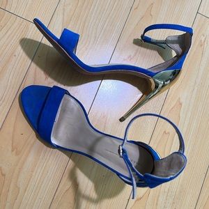Zara Basic Sandal Heel — AZUL